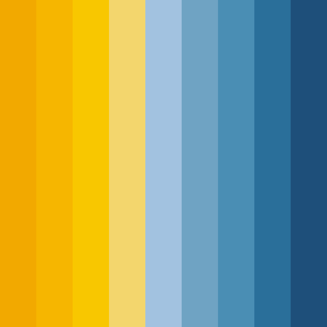 Download orange blue sunset color palette PNG image (square)