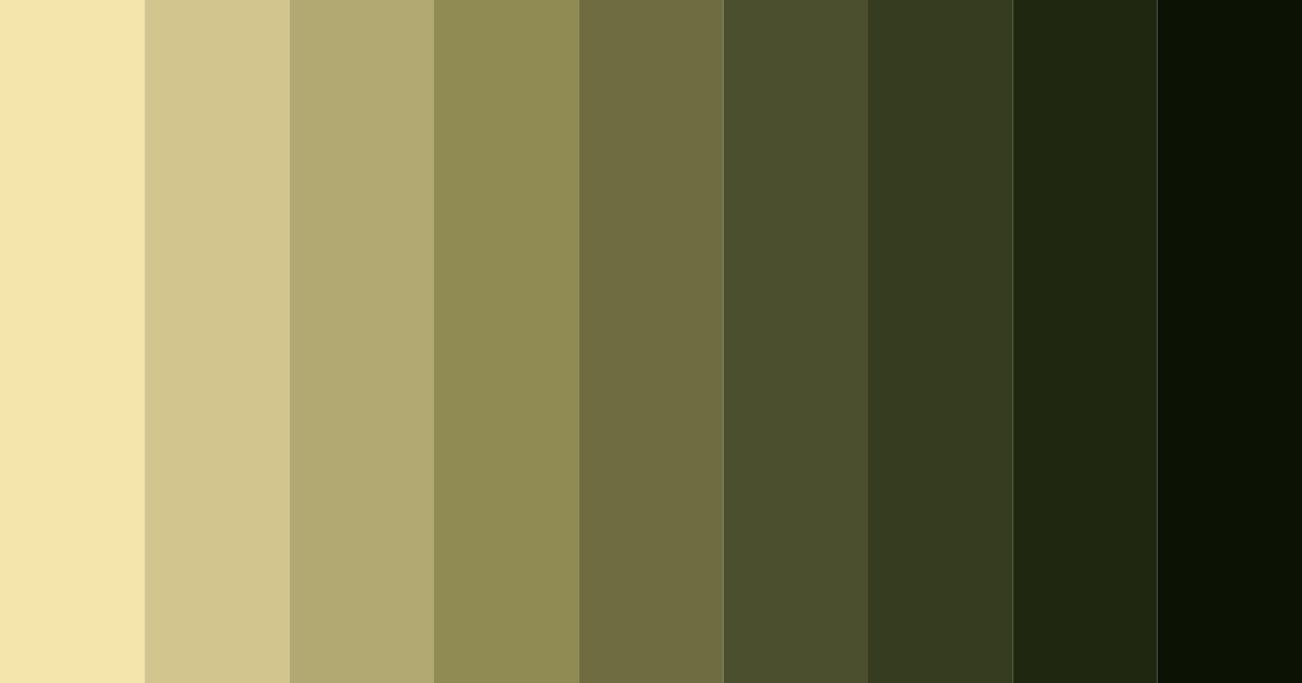 Download muted olive color palette PNG image (landscape)