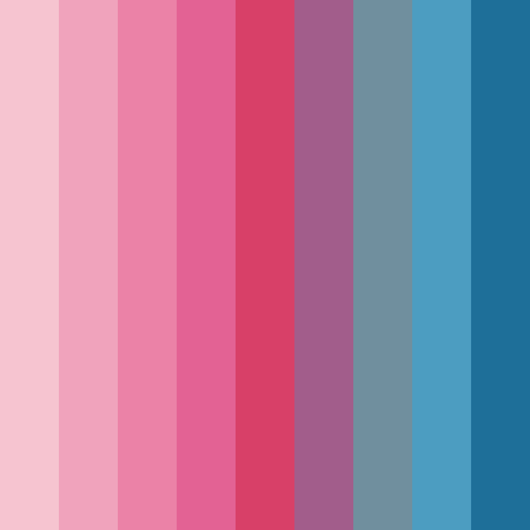 Download pink and blue dream color palette PNG image (square)