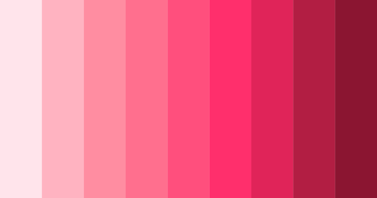 Download blushing blossom color palette PNG image (landscape)