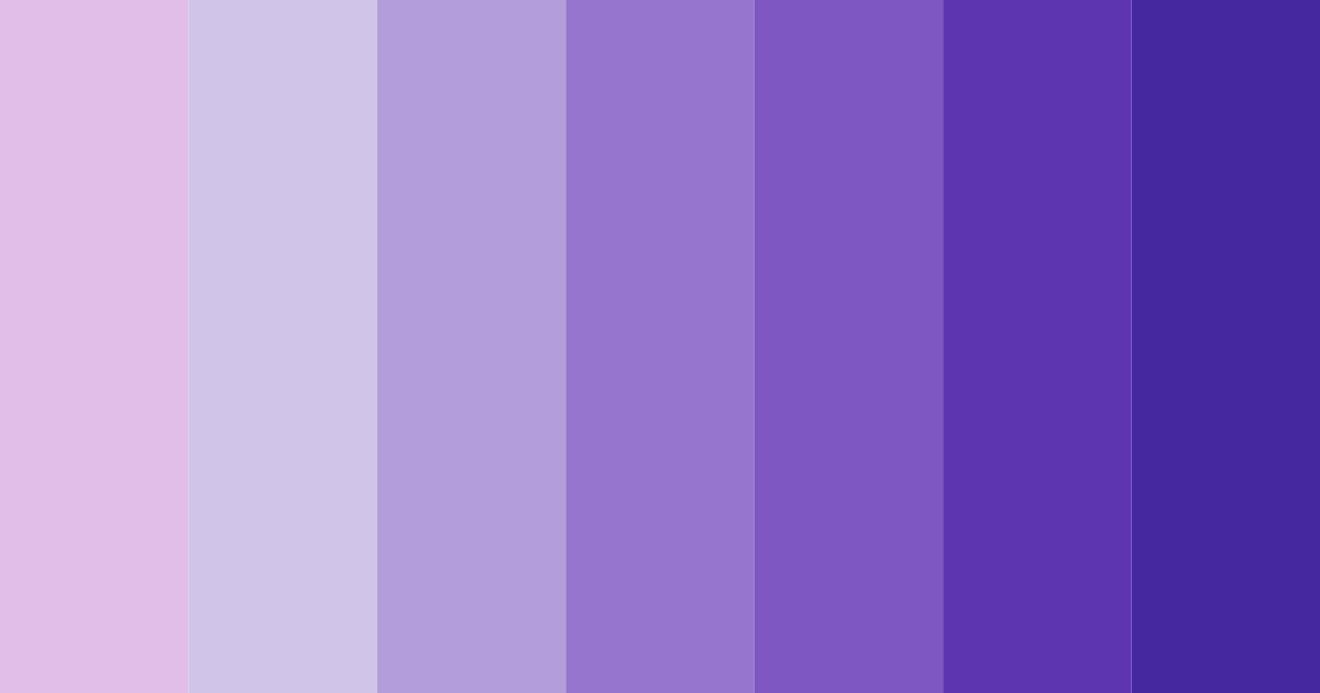 Download lavender dreams color palette PNG image (landscape)