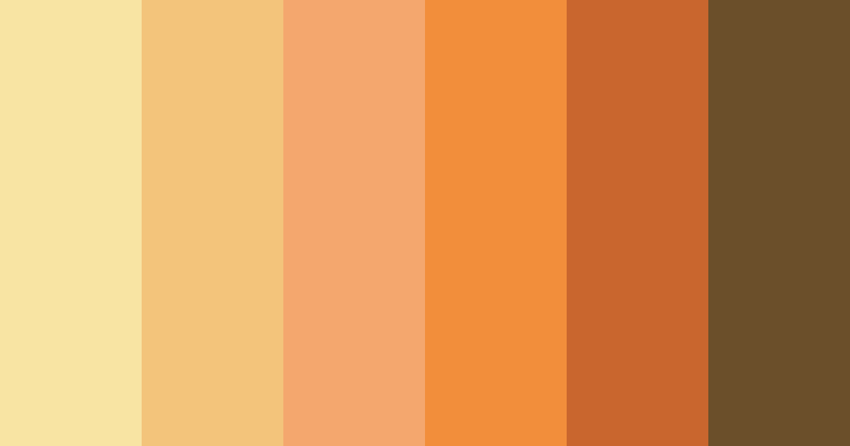 Download golden ember serenade color palette PNG image (landscape)