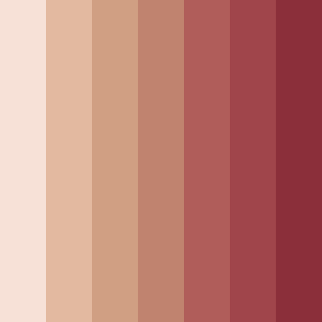 Download nude tones color palette PNG image (square)