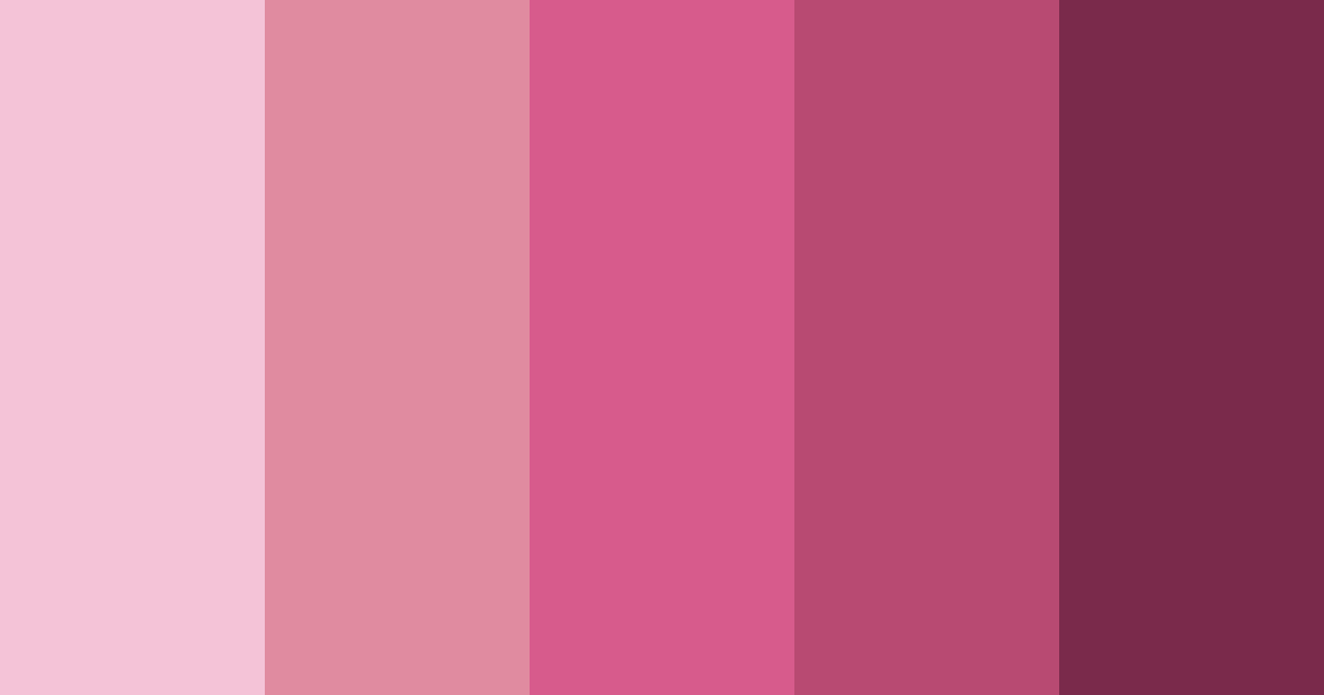 Download rosewood symphony color palette PNG image (landscape)