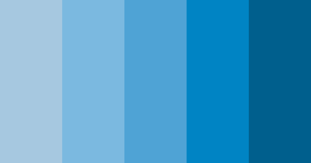 Download azure dreams color palette PNG image (landscape)