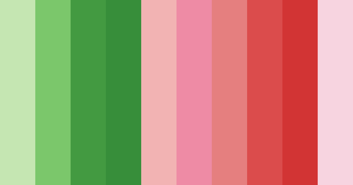 Download garden of blossoms color palette PNG image (landscape)