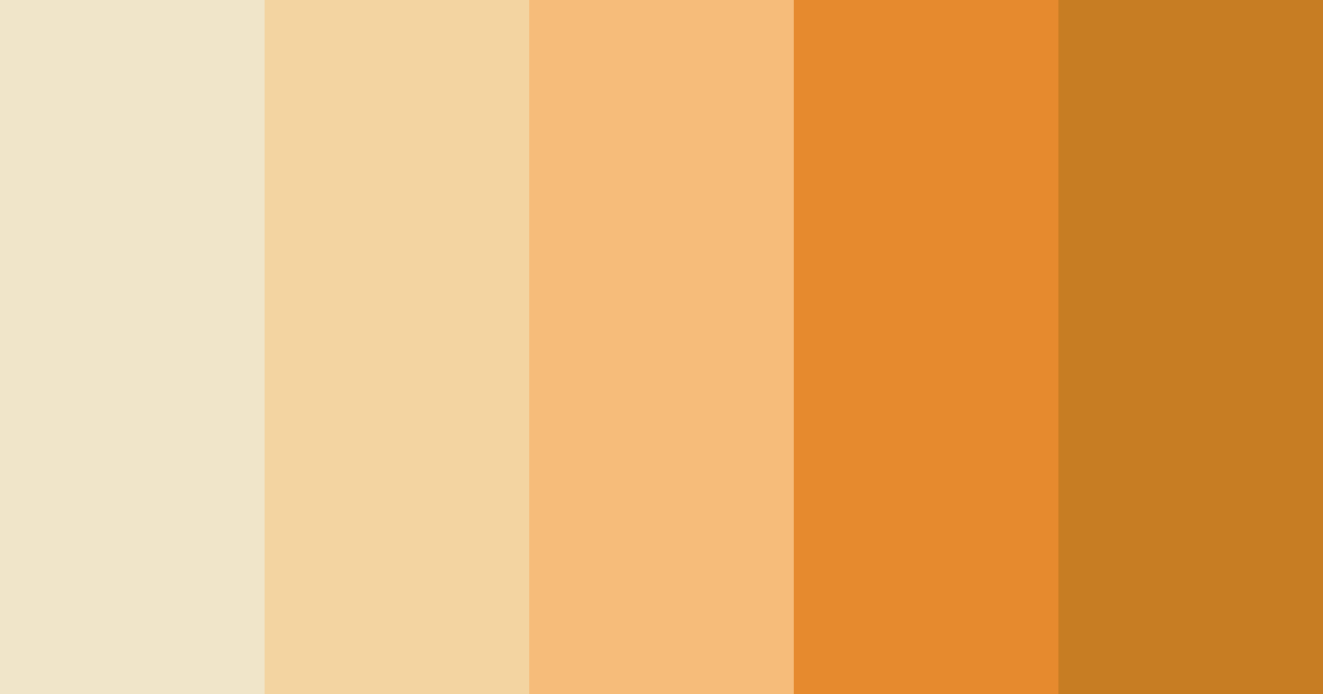 Download orange sunset color palette PNG image (landscape)