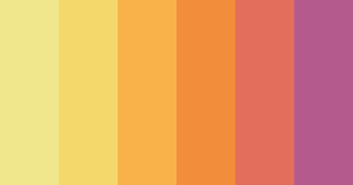 Download sunrise synergy color palette PNG image (landscape)