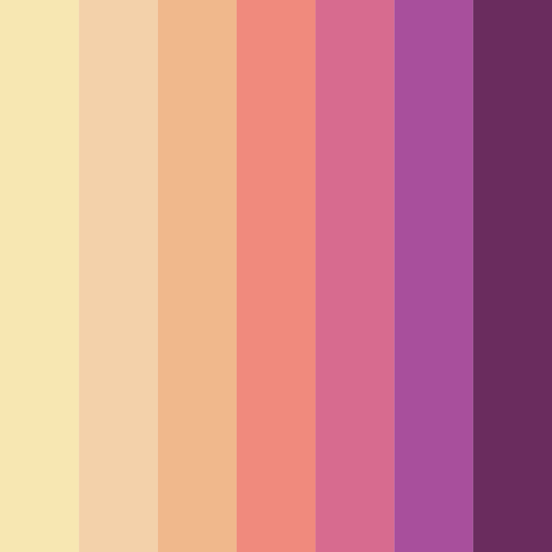 Download mood pink color palette PNG image (square)