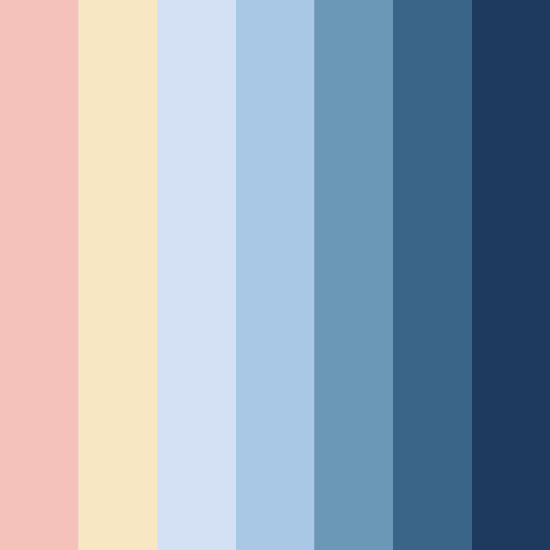 Download serene clash color palette PNG image (square)