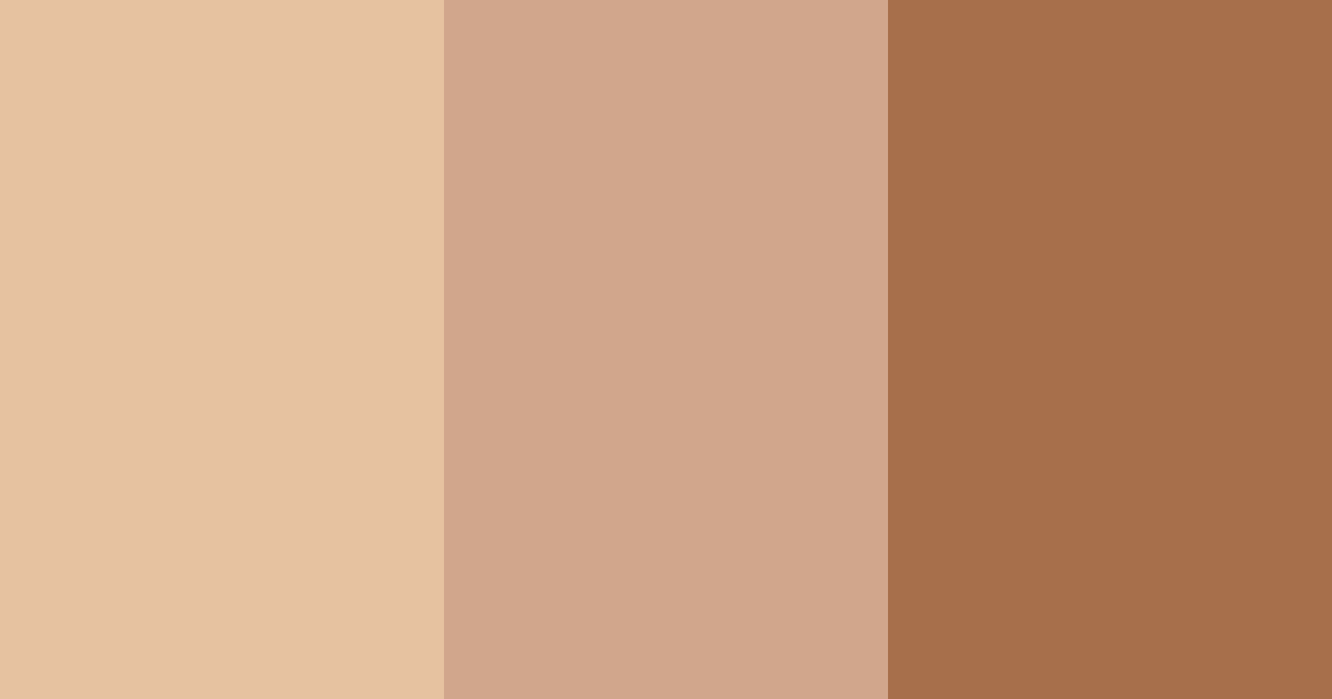 Download café au lait dreams color palette PNG image (landscape)