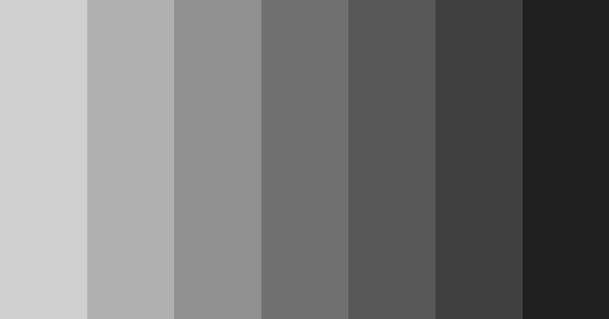 Download luminous grayscale color palette PNG image (landscape)