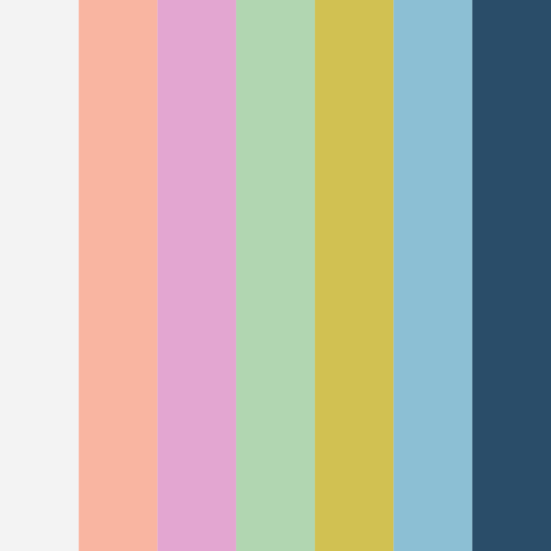 Download colorful shades of gray color palette PNG image (square)