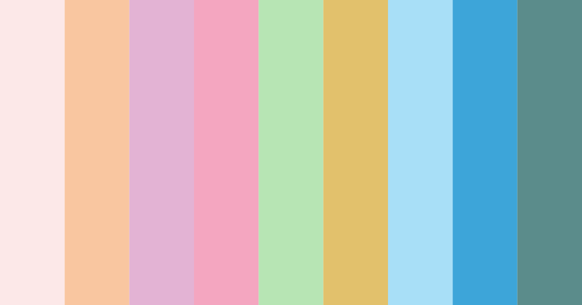 Download dreamy spectrum color palette PNG image (landscape)
