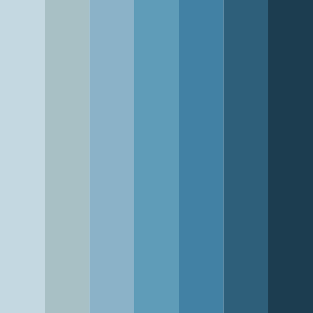 Download blue galaxy color palette PNG image (square)
