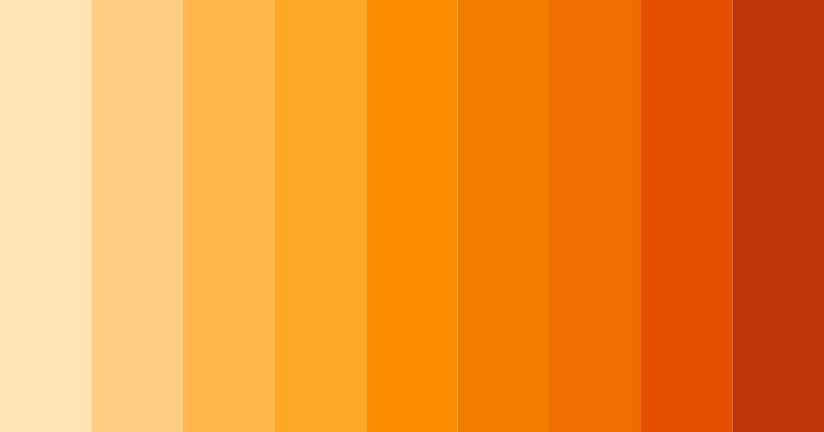 Download citrus sunset symphony color palette PNG image (landscape)
