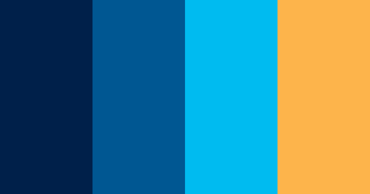 Download midnight blue lagoon color palette PNG image (landscape)