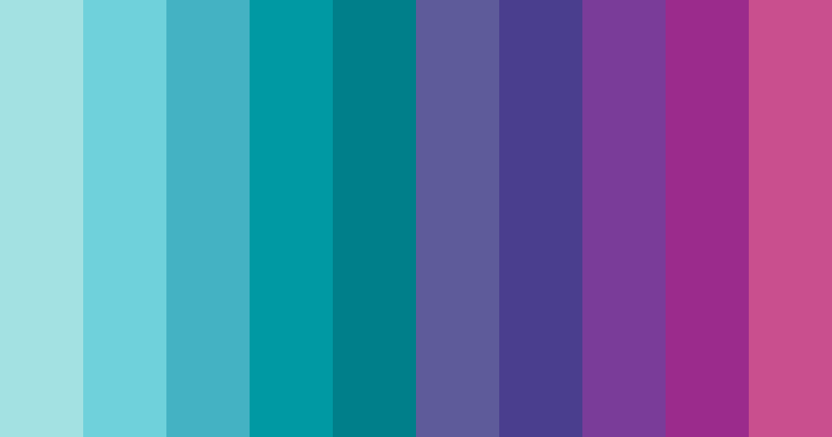 Download turquoise purple dream color palette PNG image (landscape)