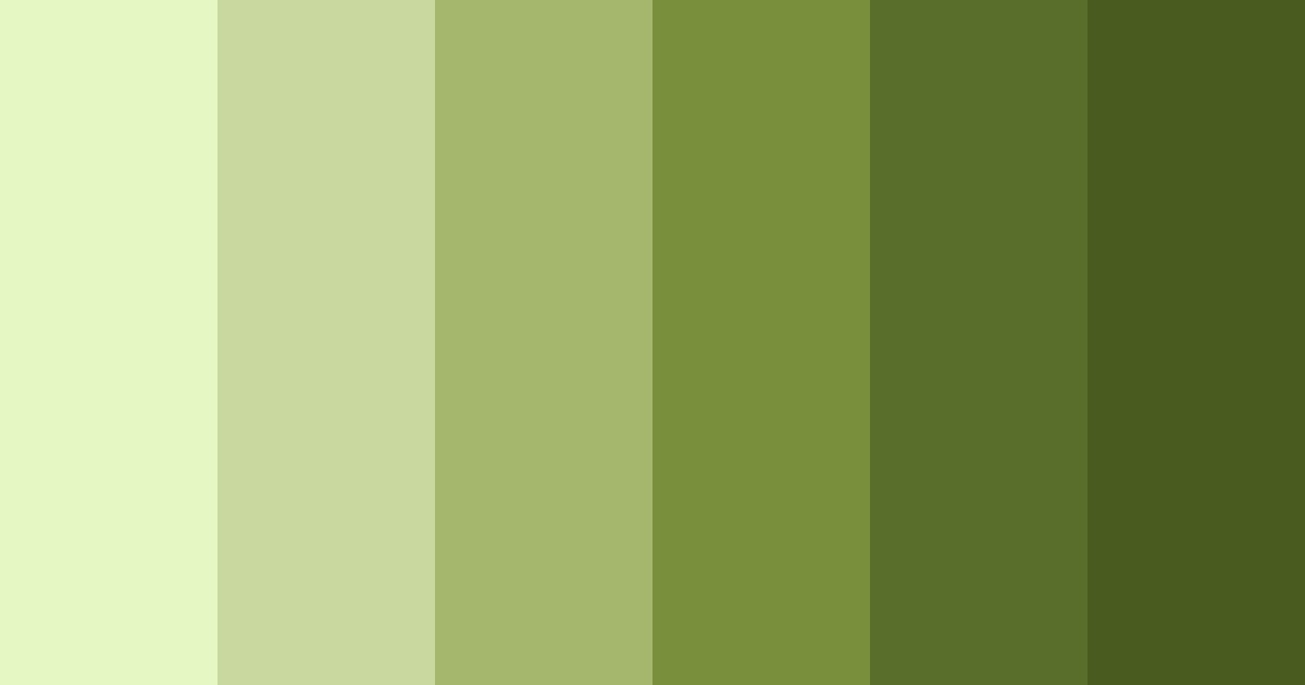 Download green gold color palette PNG image (landscape)