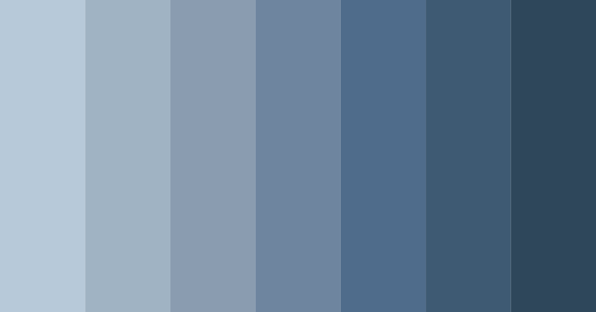 Download misty blue horizon color palette PNG image (landscape)