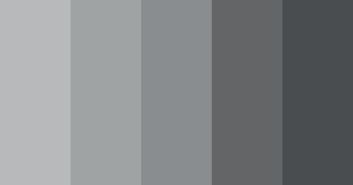 Download gray shades color palette PNG image (landscape)