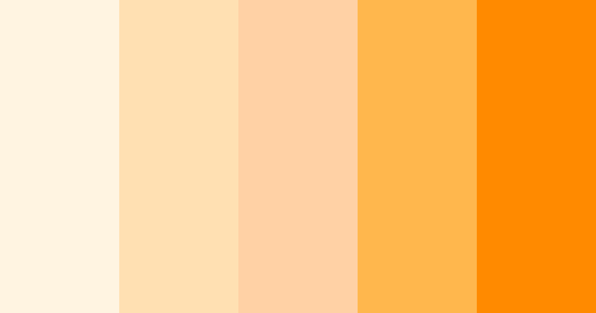 Download sunset sorbet color palette PNG image (landscape)