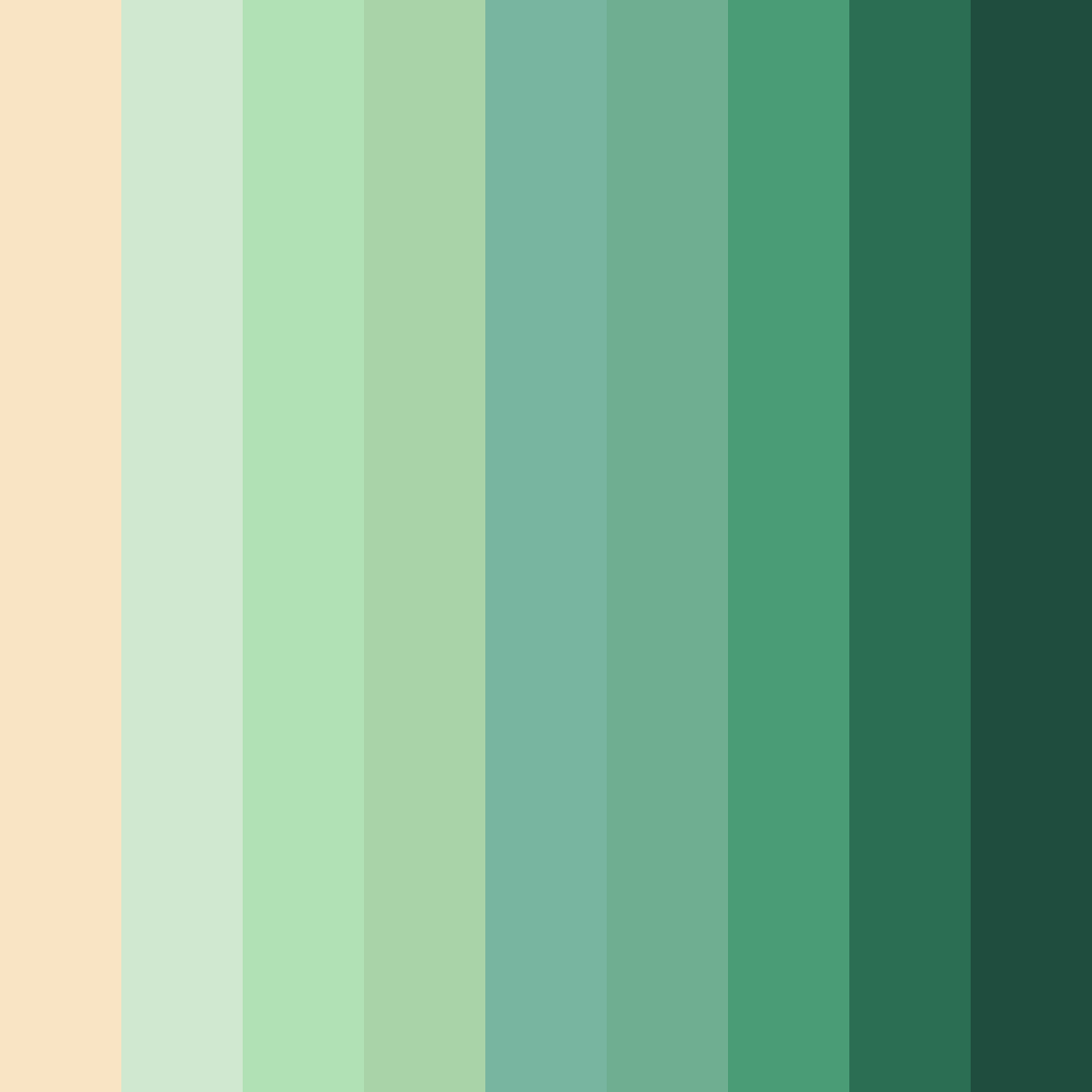 Download whispers of nature color palette PNG image (square)