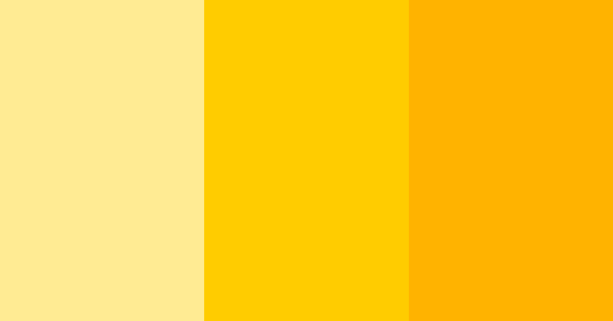 Download sunshine serenade color palette PNG image (landscape)