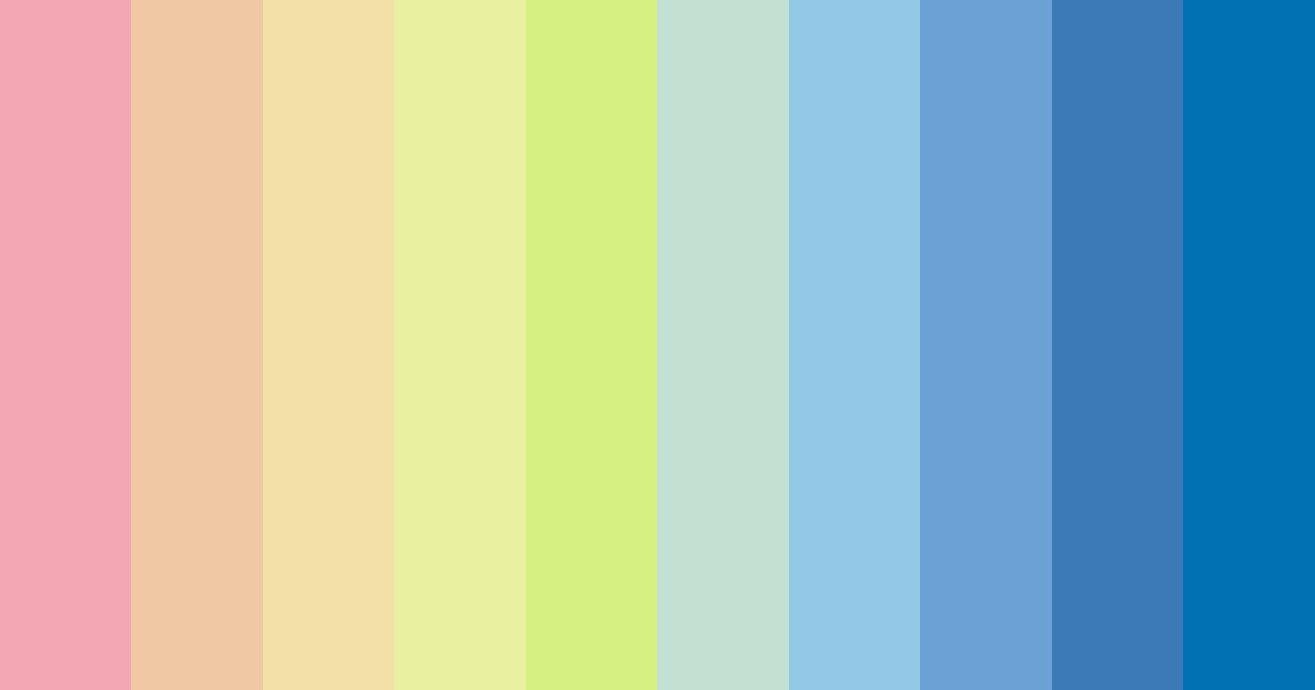 Download gradient of pink to blue color palette PNG image (landscape)