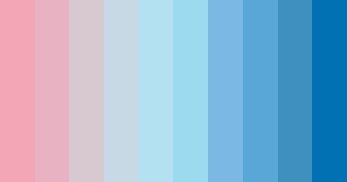 Download sunset to ocean color palette PNG image (landscape)