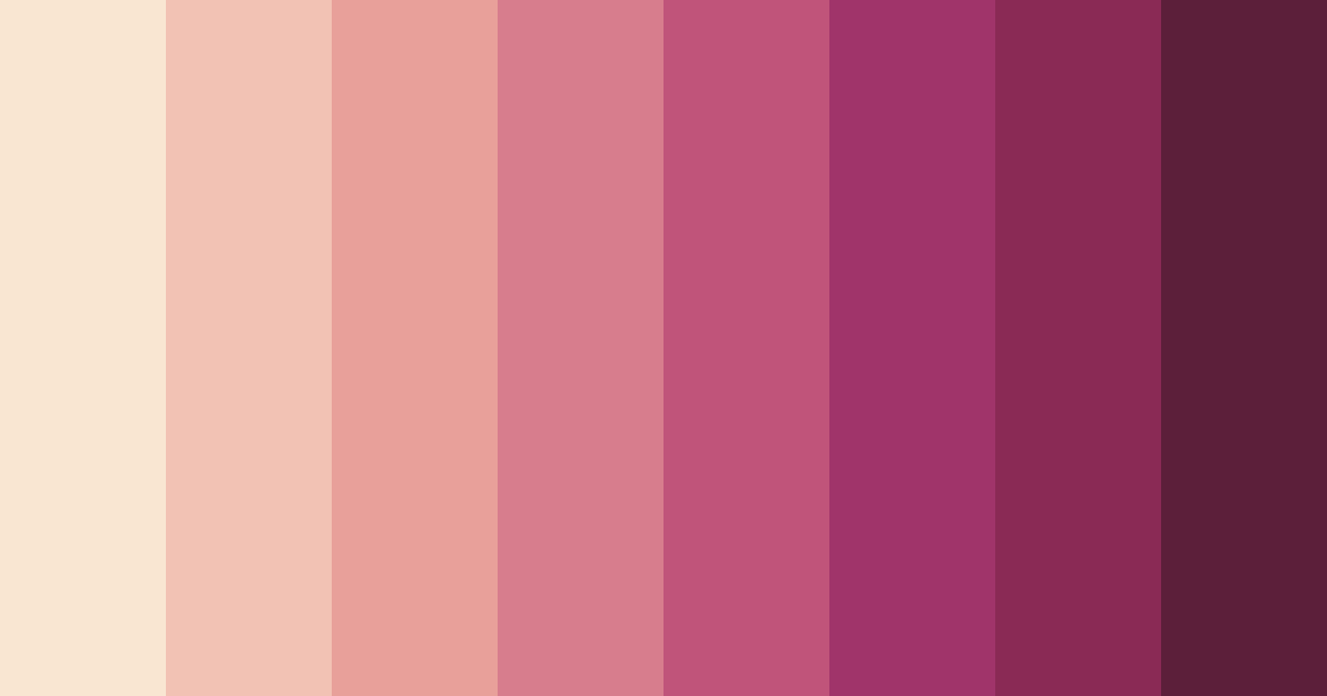 Download pink cake color palette PNG image (landscape)