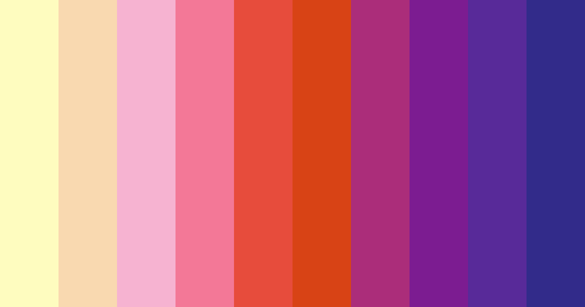 Download colorful cake color palette PNG image (landscape)