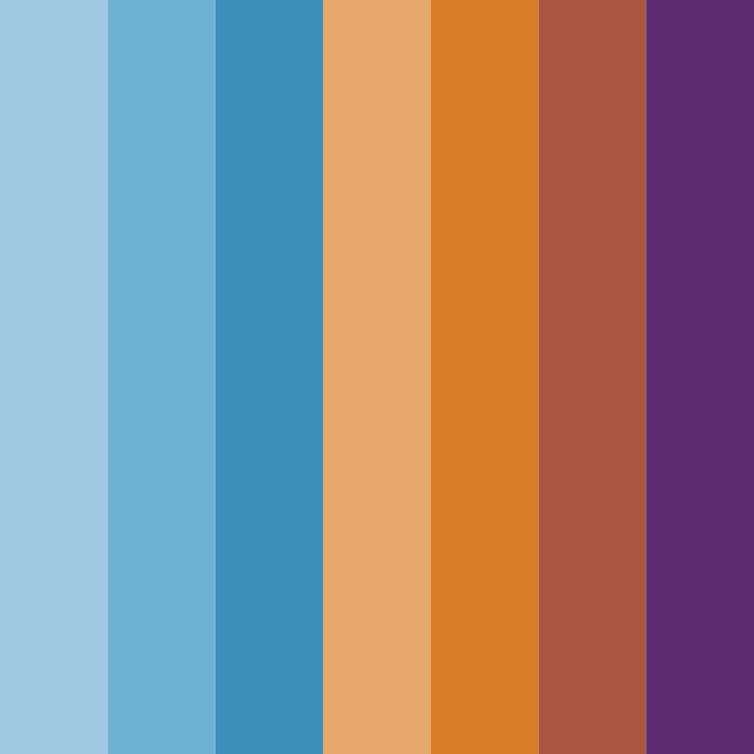 Download twilight tropics color palette PNG image (square)