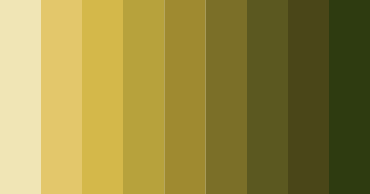 Download earthy yellow color palette PNG image (landscape)