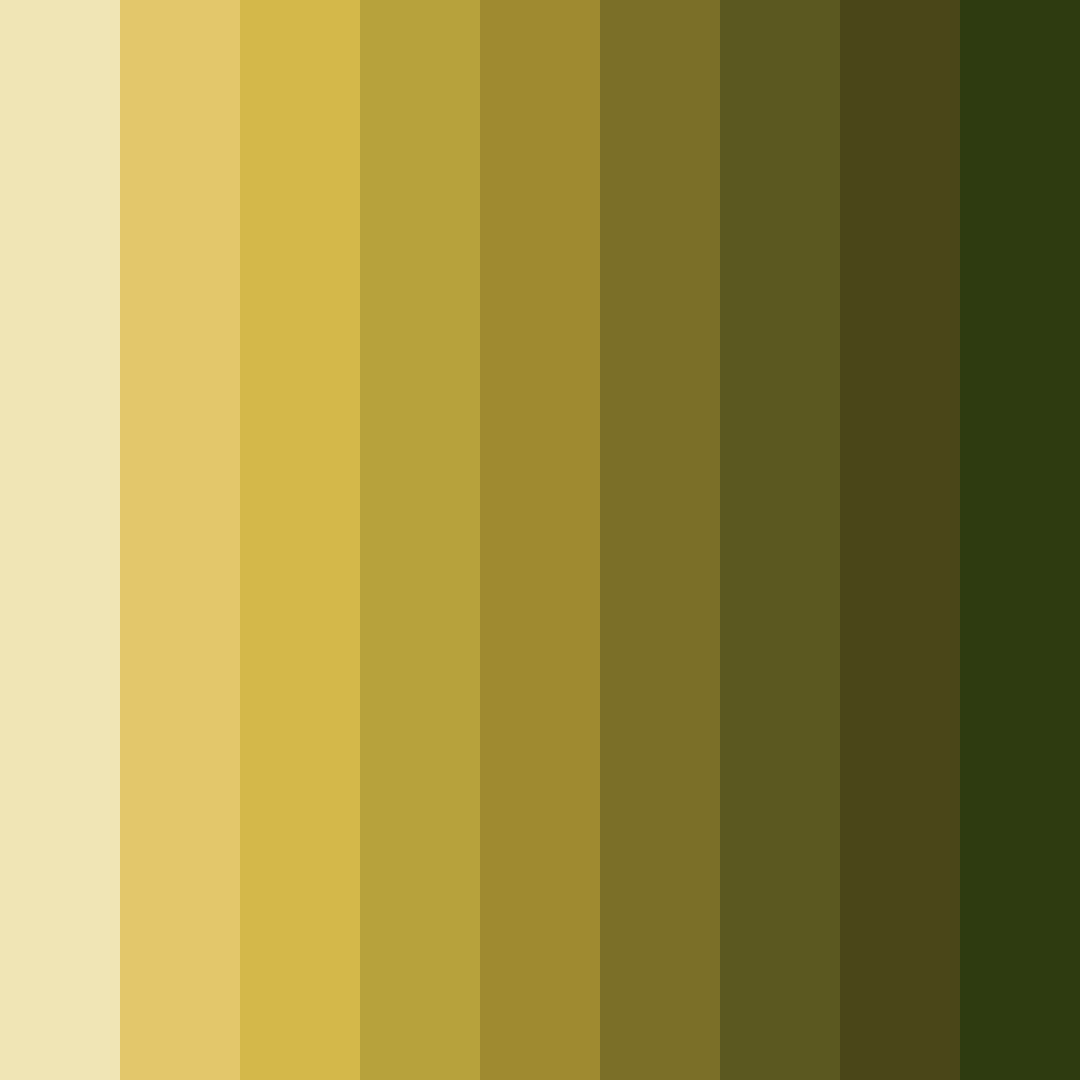 Download earthy yellow color palette PNG image (square)