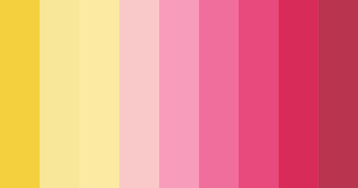 Download pink sunset color palette PNG image (landscape)