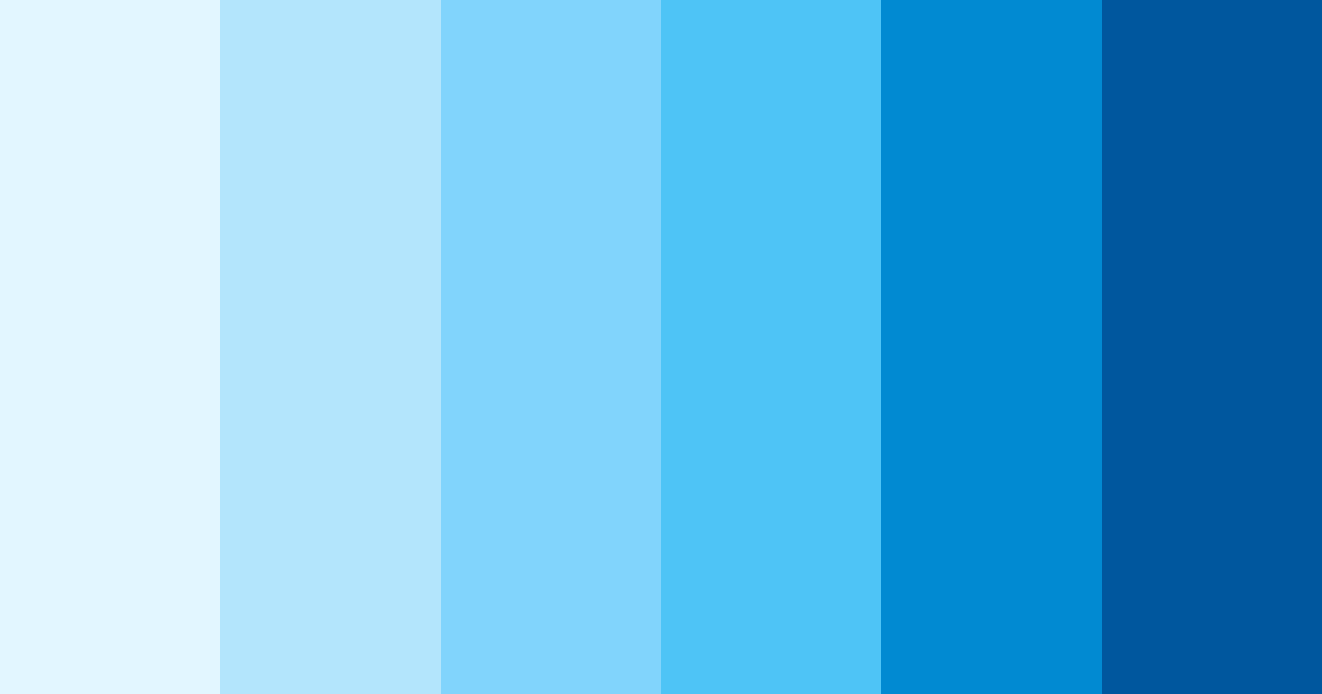 Download azure connections color palette PNG image (landscape)