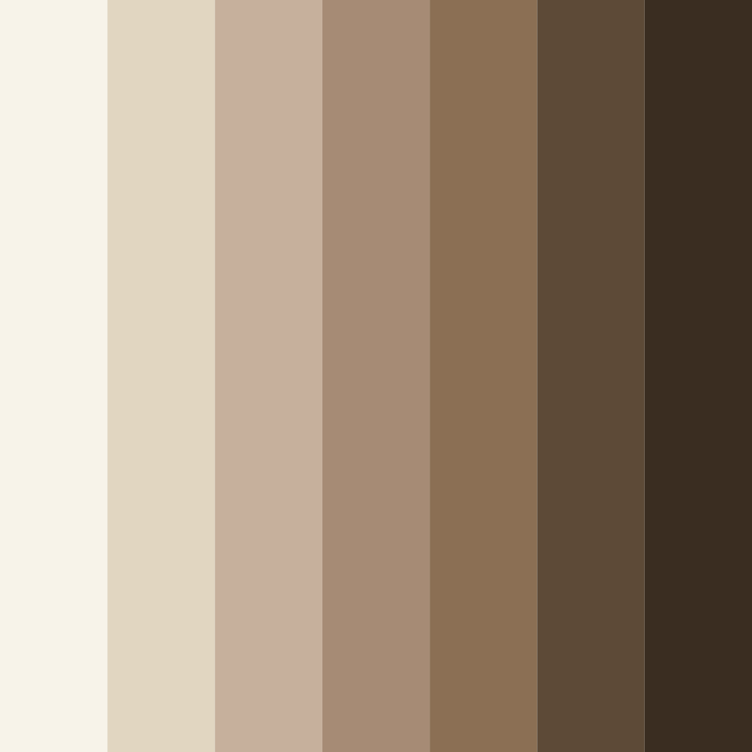 Download elegance in earth tones color palette PNG image (square)