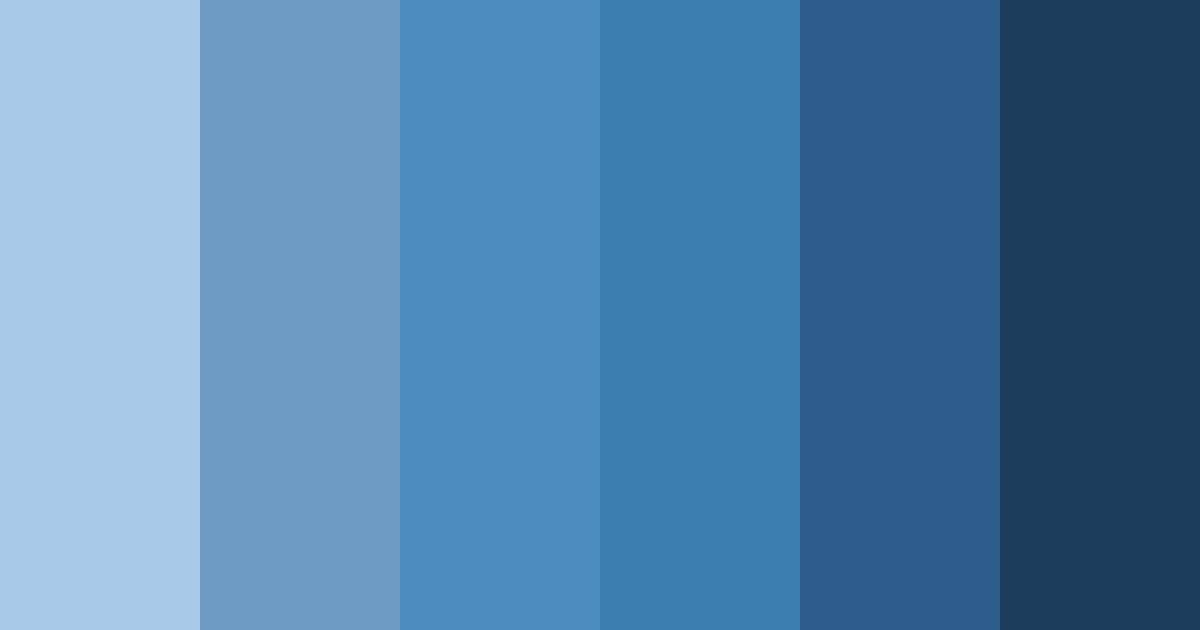 Download blue horizon color palette PNG image (landscape)