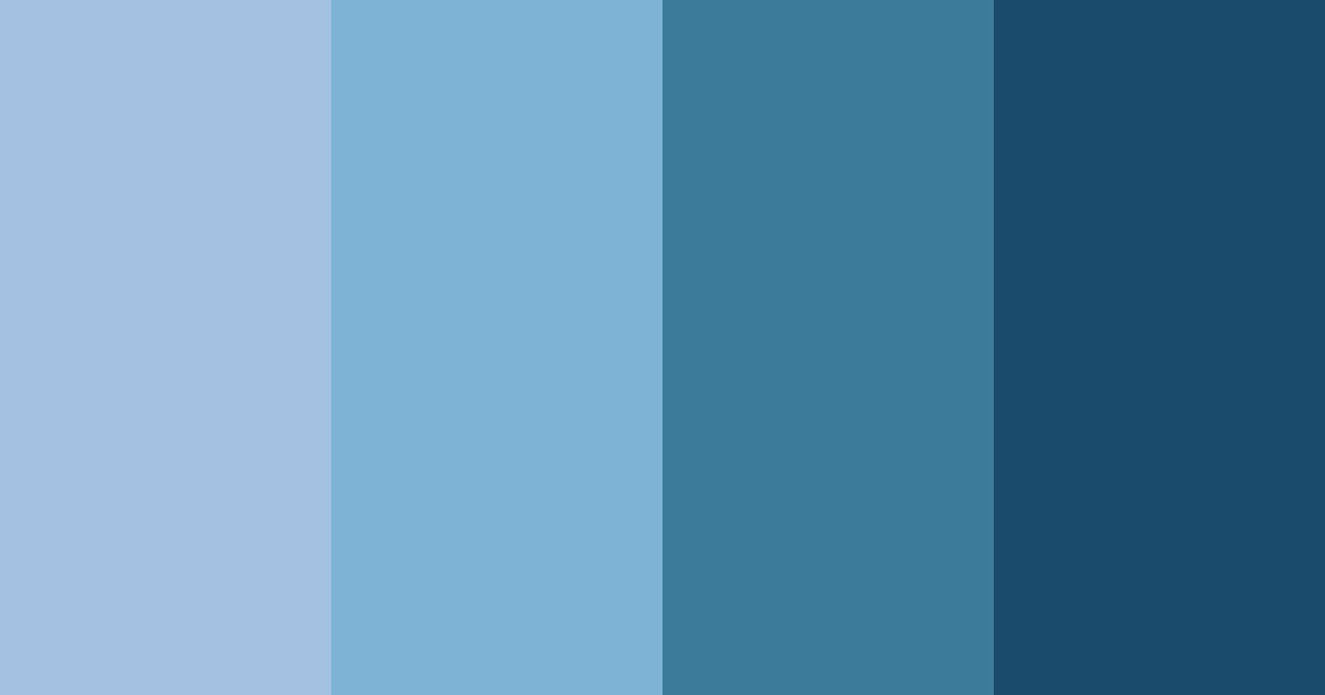 Download cool blue color palette PNG image (landscape)