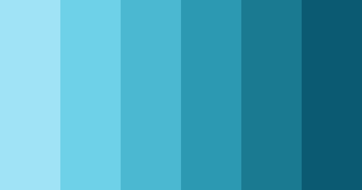 Download tropical waters color palette PNG image (landscape)