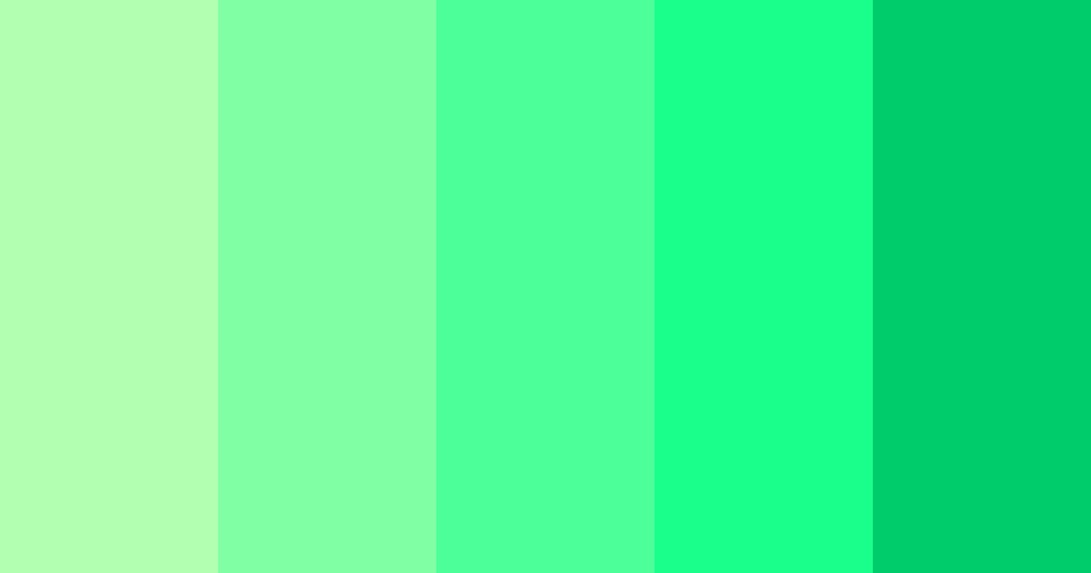 Download emerald dreams color palette PNG image (landscape)