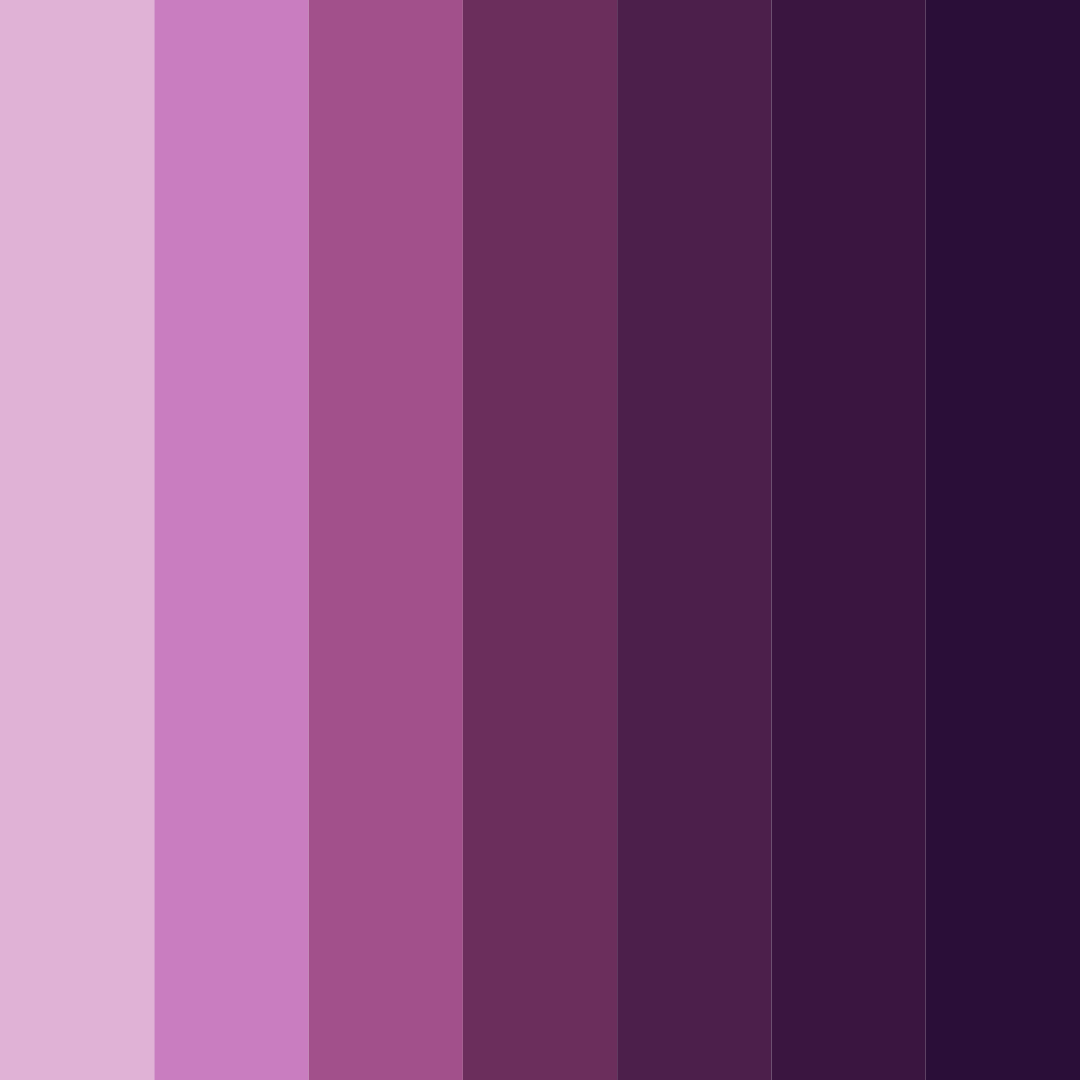 Download shades of red cabbage color palette PNG image (square)