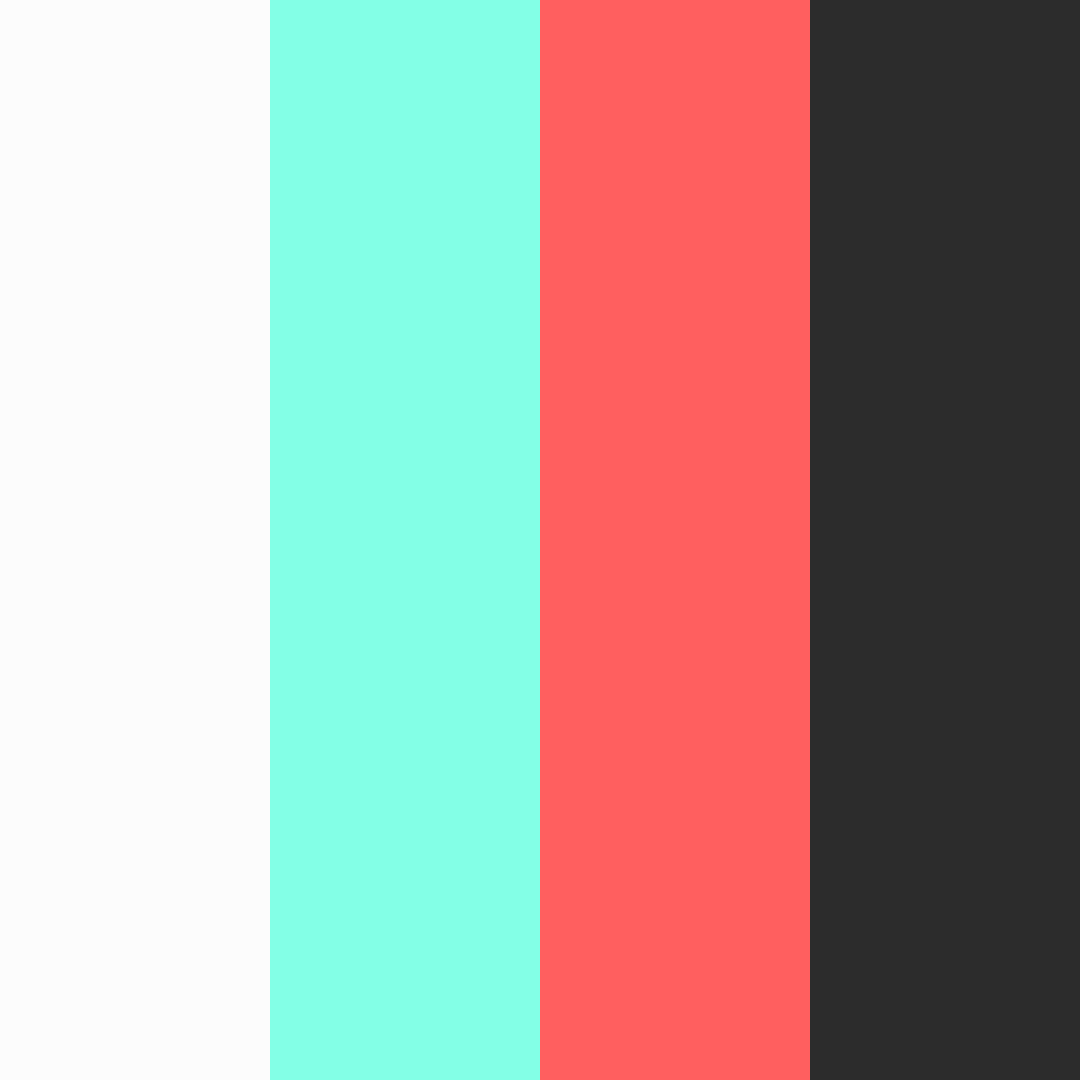 Download frosty sunrise color palette PNG image (square)