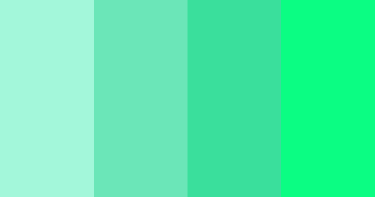 Download bright green color palette PNG image (landscape)