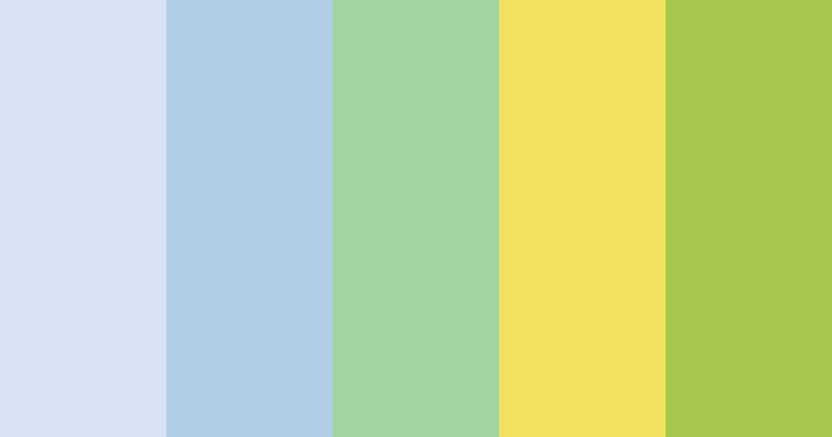 Download soft blue green color palette PNG image (landscape)