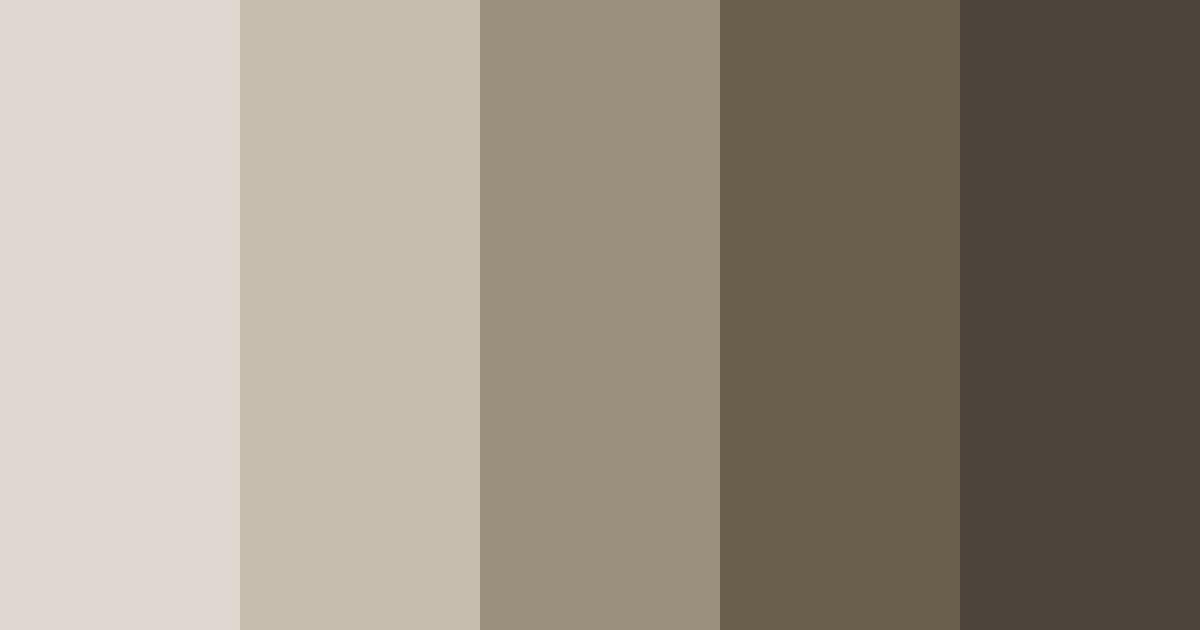 Download brown shades color palette PNG image (landscape)
