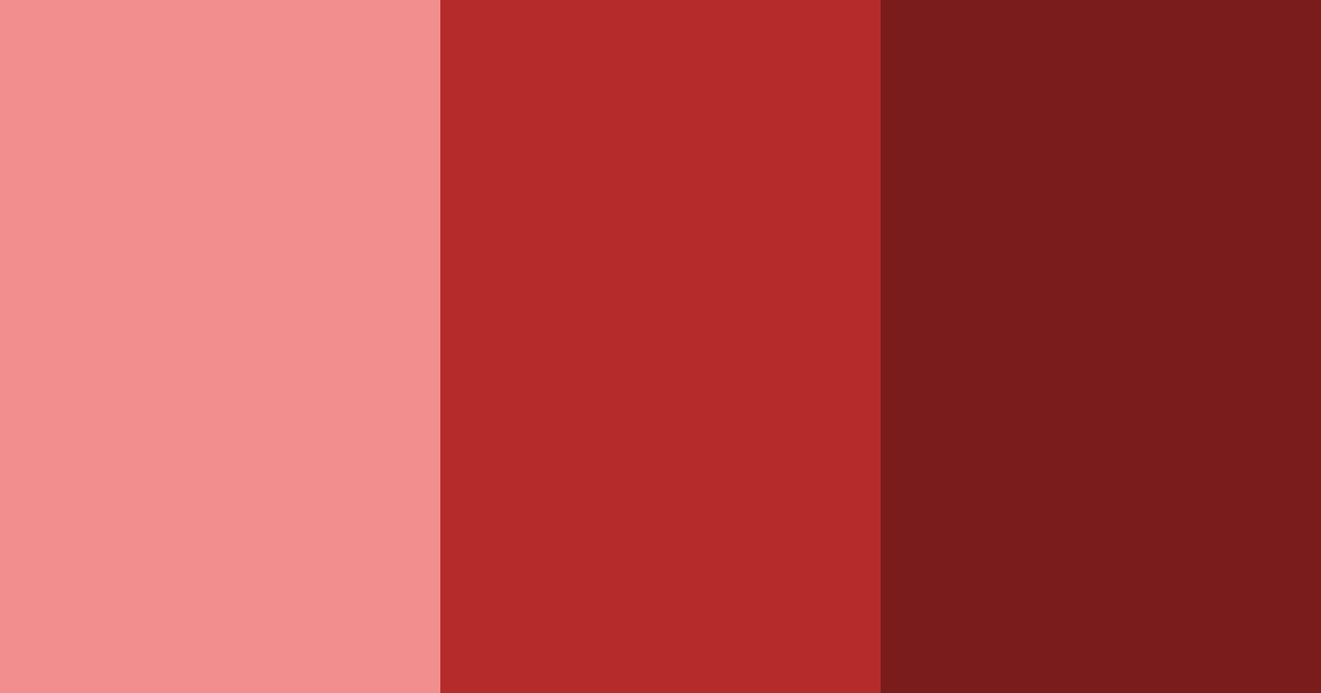 Download ruby red shades color palette PNG image (landscape)