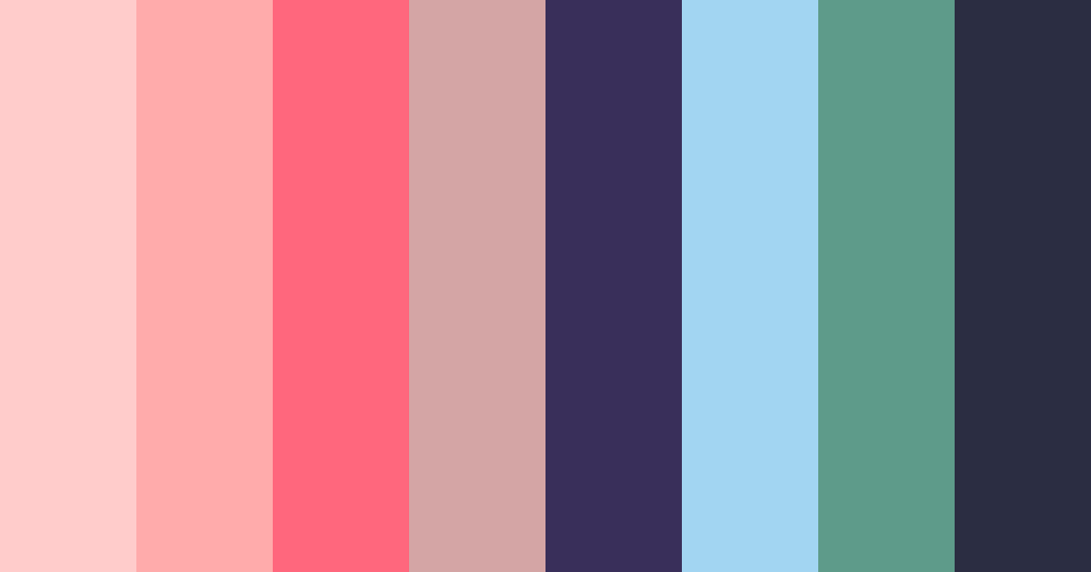 Download whimsical crayon dreams color palette PNG image (landscape)