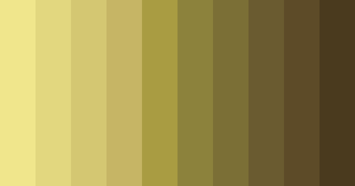 Download earthy yellow color palette PNG image (landscape)